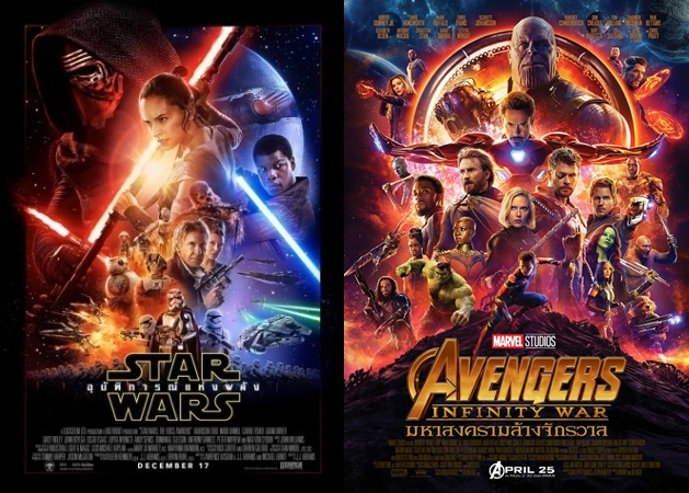 ส่งต่อแชมป์! Star Wars โพสต์ยินดี Avengers : Infinity war หลังแซงคว้าแชมป์เปิดตัวสูงสุดตลอดกาล
