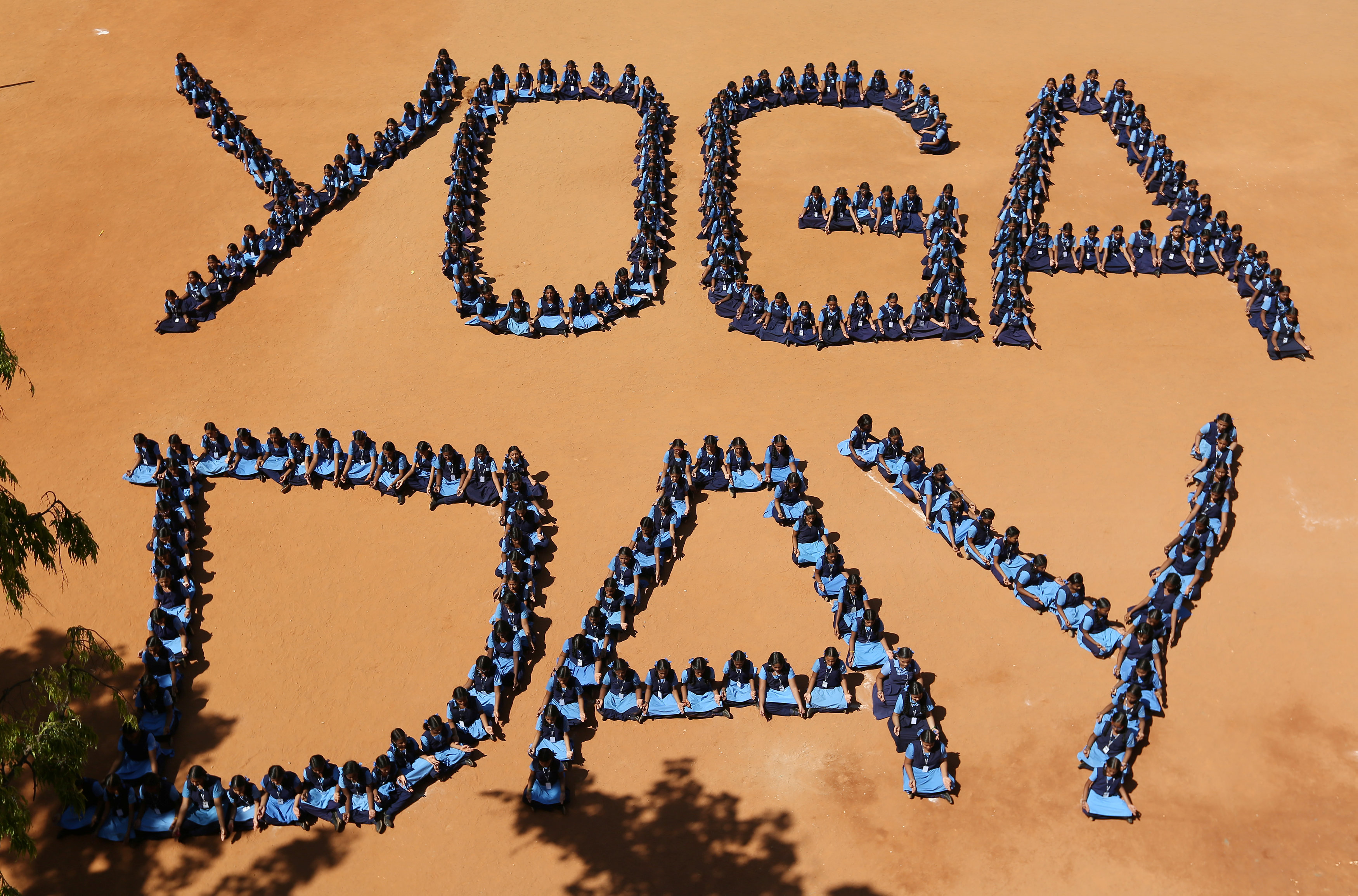 “Yoga Day” จากแดนภารตะ ถิ่นกำเนิดของโยคะ (ภาพชุด)