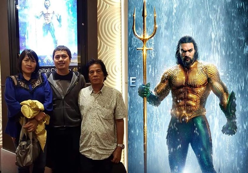 หนุ่มไทยทำเบื้องหลังซีจี AQUAMAN พาพ่อแม่ดูในโรง “ภูมิใจ..เห็นนามสกุลครอบครัวในเครดิตหนัง”