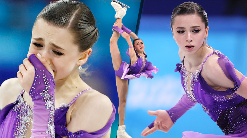 สาวน้อยนักสเกตรัสเซีย กดดันเกินวัย15 ปล่อยโฮ ขึ้นที่1 น้ำตาอาบแก้ม
