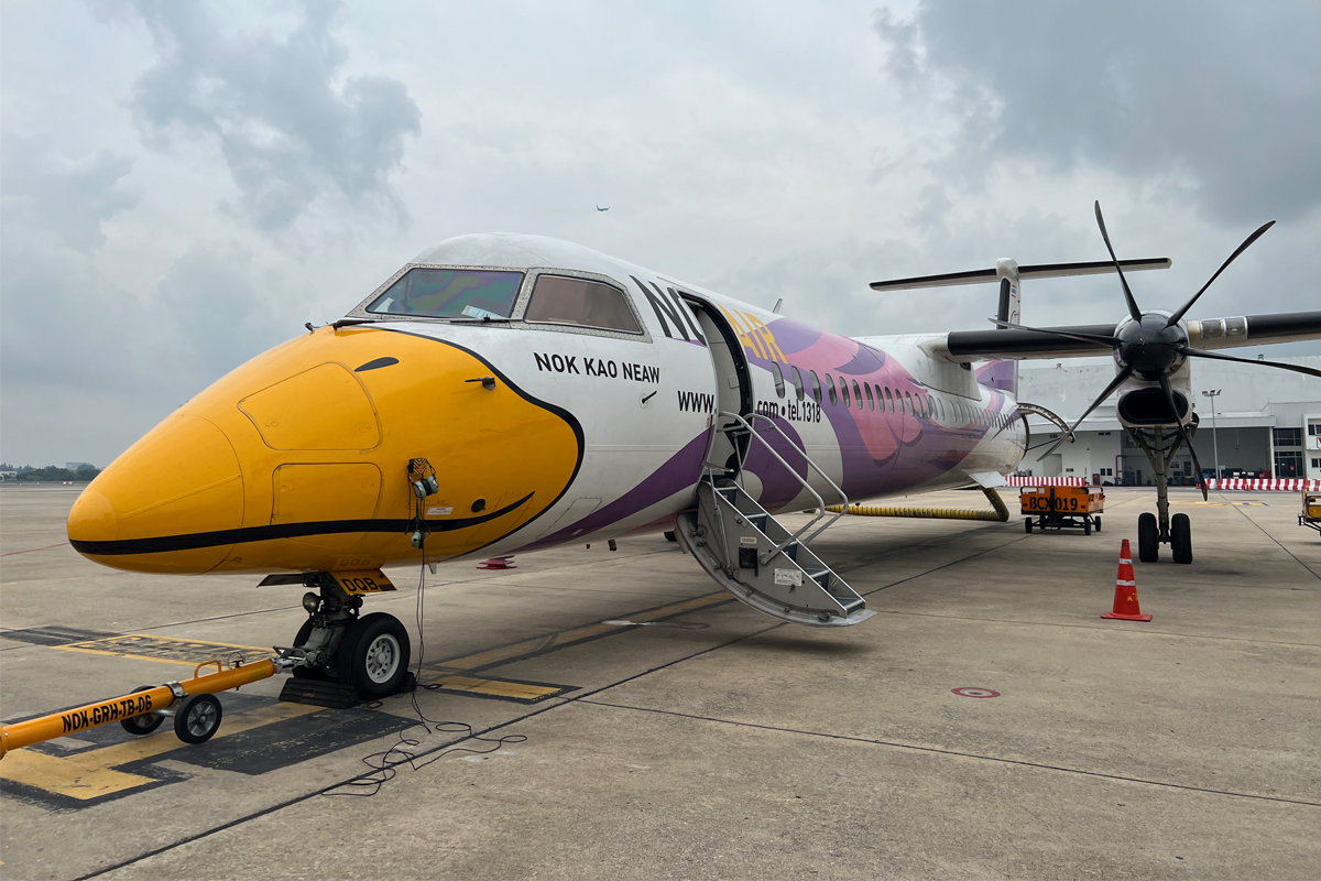 นกแอร์ บอกลาเครื่องบิน Q400 หยุดบิน 3 เส้นทาง แพร่ แม่ฮ่องสอน ลำปาง
