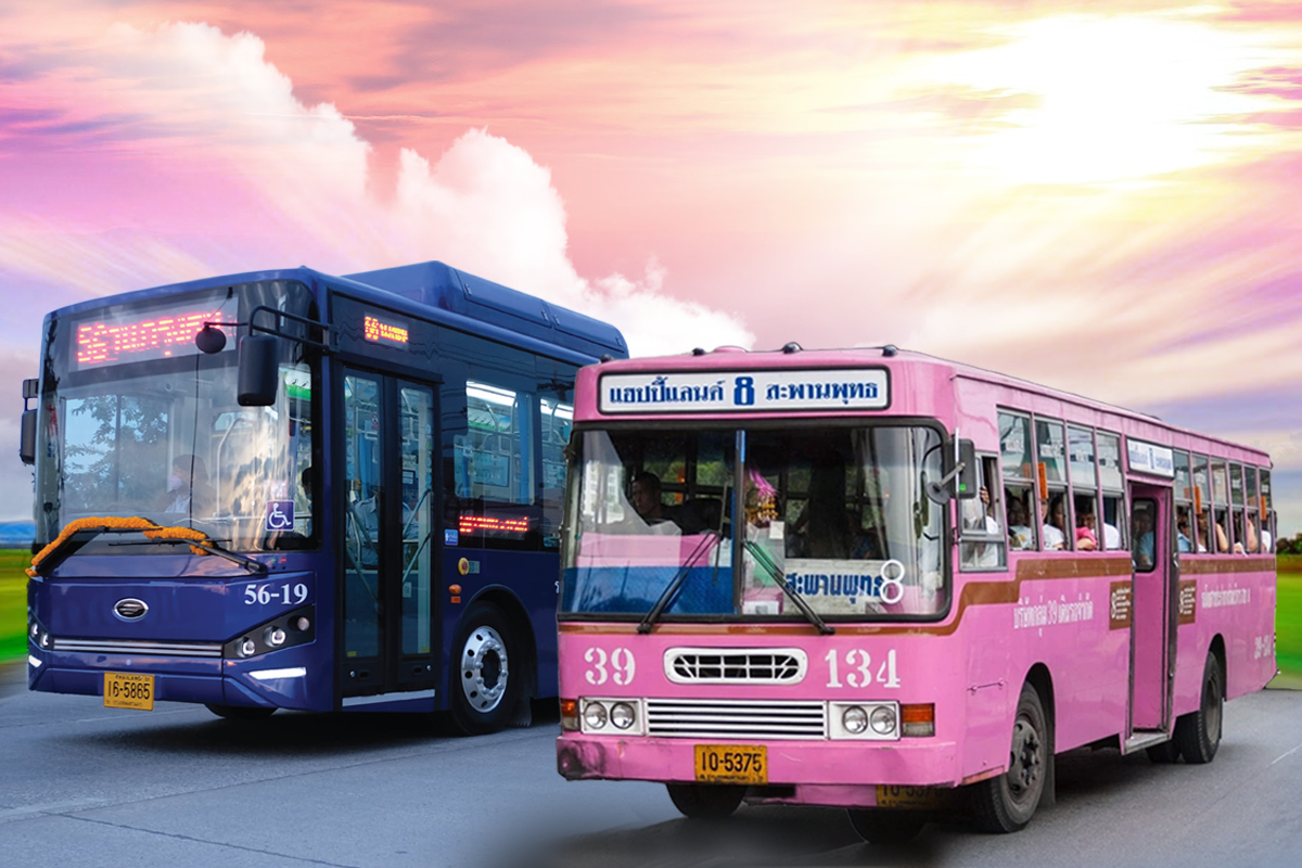 ไทยสมายล์บัสรุก ขสมก. แบ่งเค้กเดินรถเมล์ EV กทม.