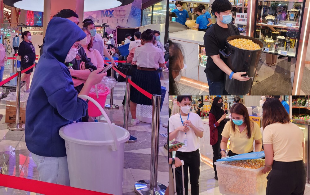 คนไทยสายครีเอท ขนภาชนะร่วมแคมเปญป๊อปคอร์นเอสเอฟคึกคัก