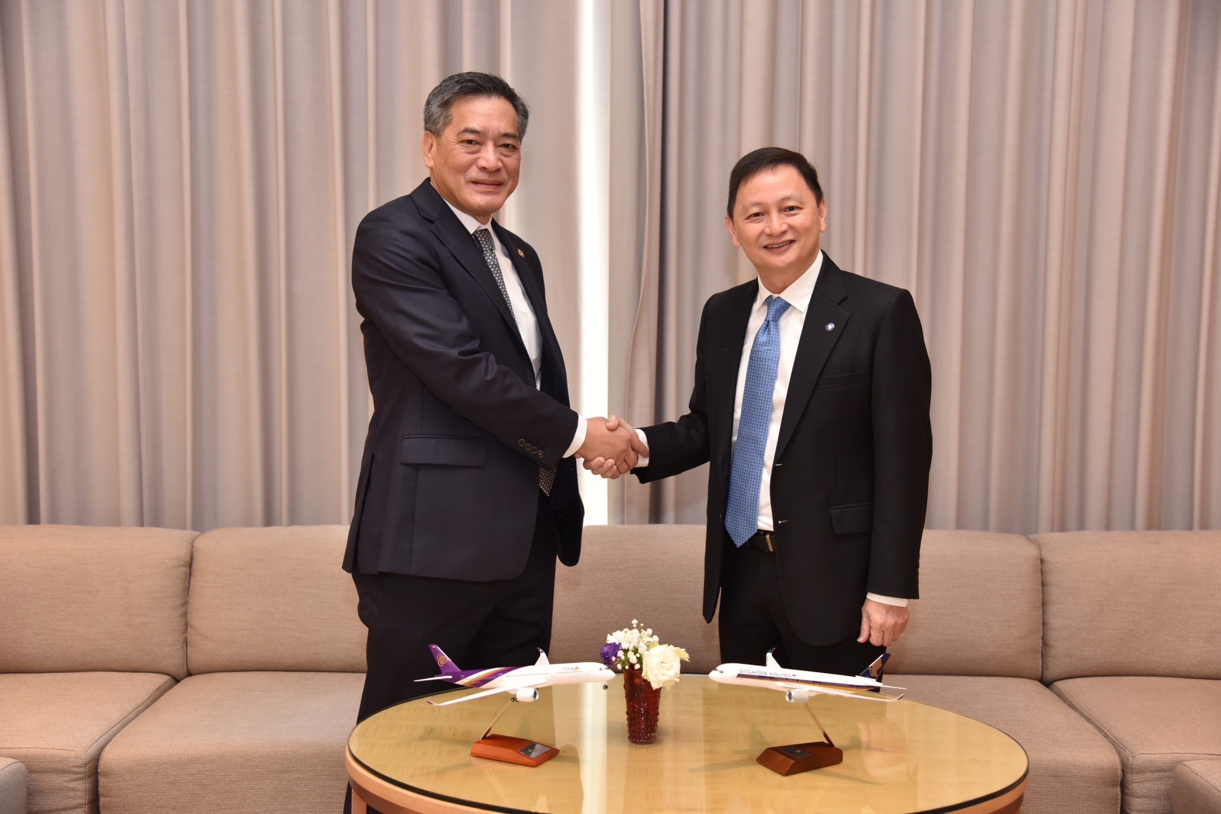 การบินไทย จับมือสิงคโปร์แอร์ไลน์ส ลงนามโค้ดแชร์เที่ยวบินอเมริกา
