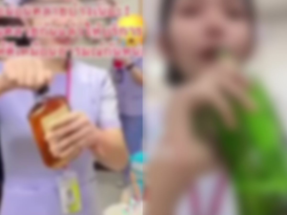 สาวแต่งชุดพยาบาลซดเบียร์ในโรงพยาบาล สภาการพยาบาลสั่งสอบแล้ว