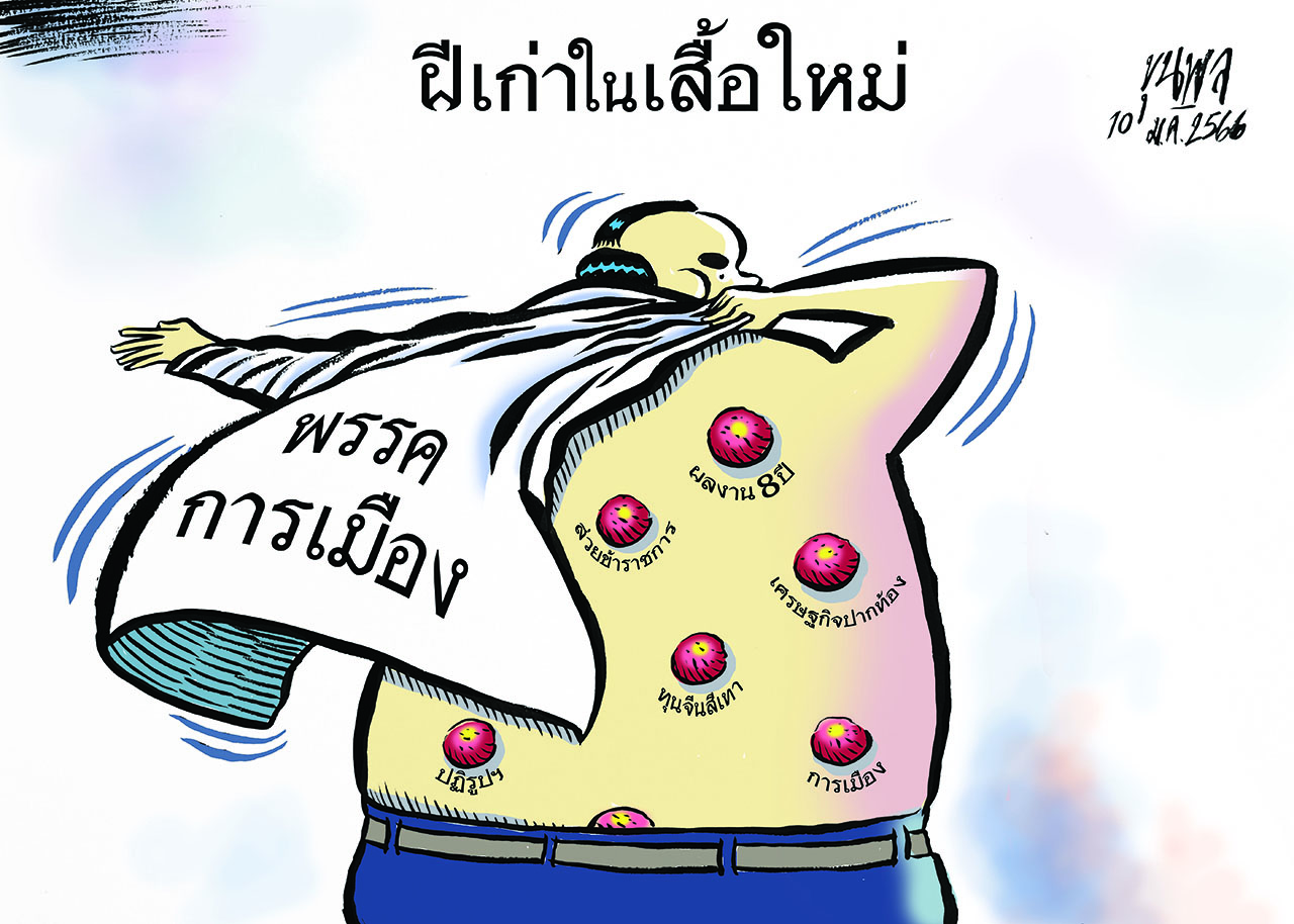 การ์ตูนขุนพล : ฝีเก่าในเสื้อใหม่ / พรรคการเมือง