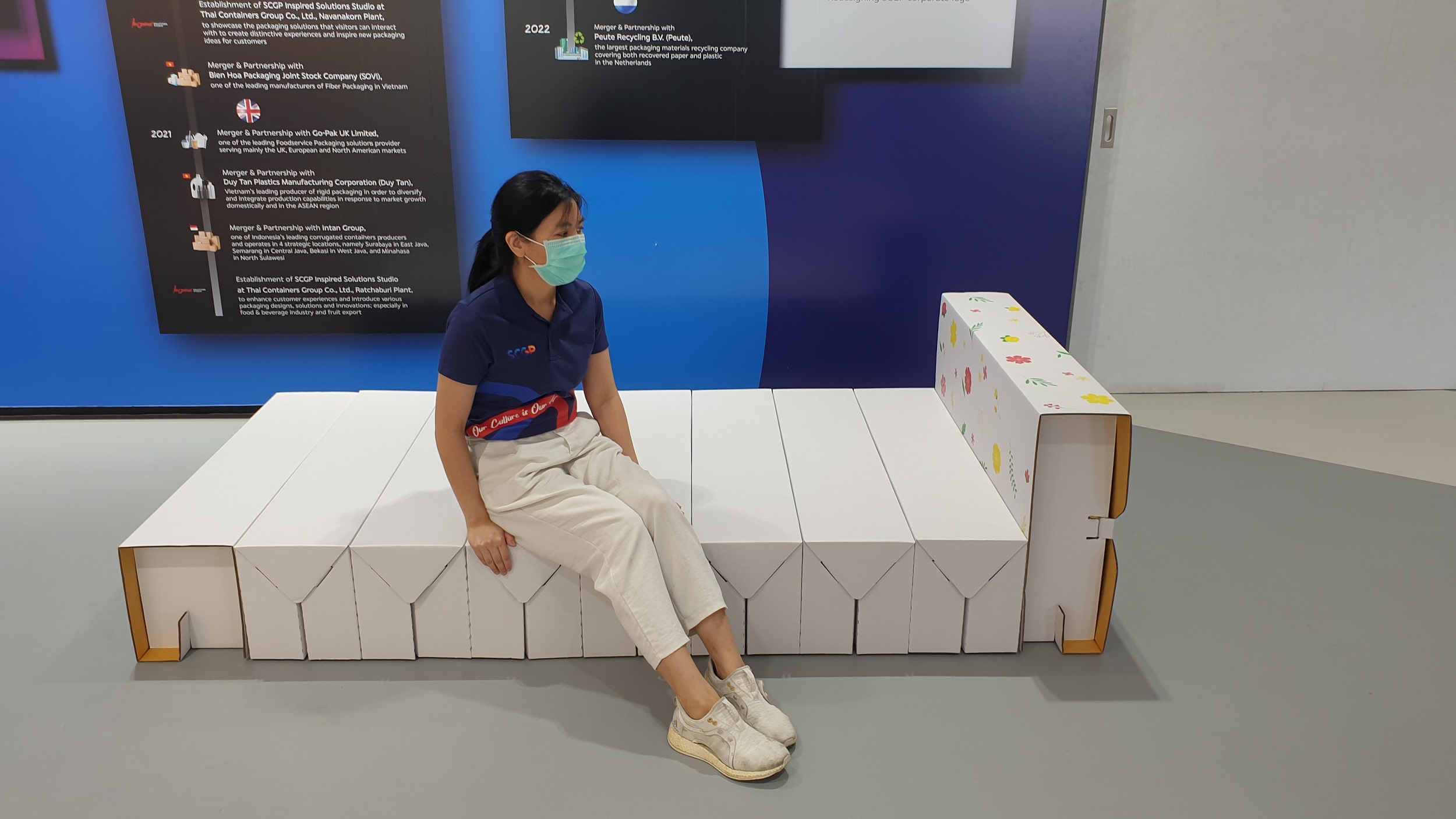 เตียงกระดาษเอสซีจีพี SCGP Paper Bed