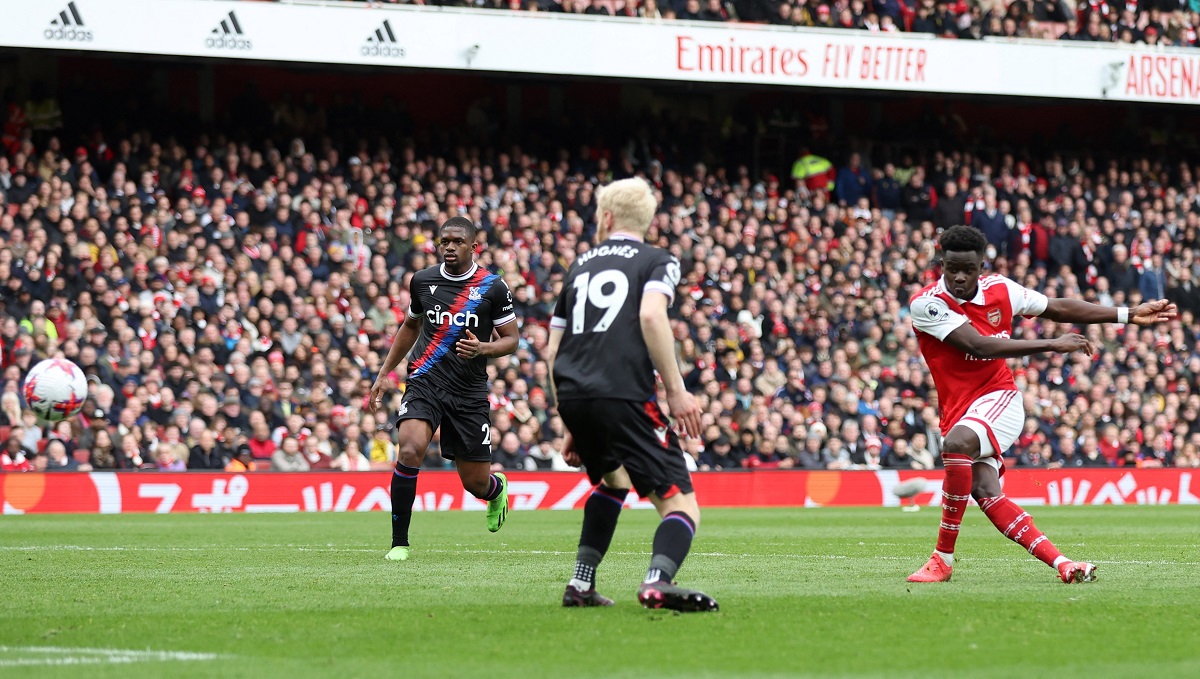 ผลบอลพรีเมียร์ลีก อาร์เซนอล ถล่มพาเลซ 4-1 หนีห่างแมนฯซิตี้ 8 แต้ม