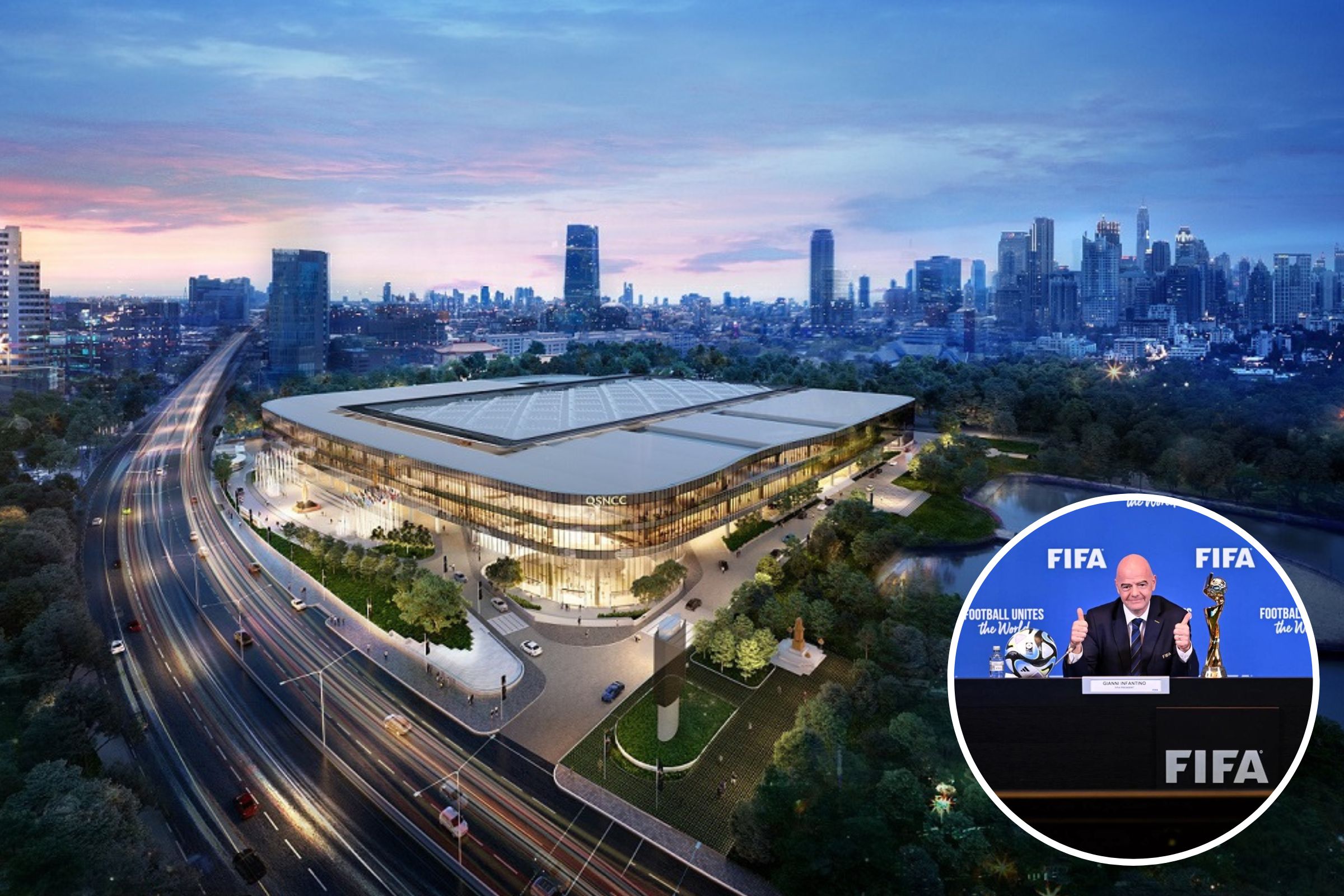 ไทยได้เป็นเจ้าภาพ FIFA Congress​ 2024 ศูนย์สิริกิติ์-โรงแรมเฮ รับผู้ร่วมงานหลายพันคน