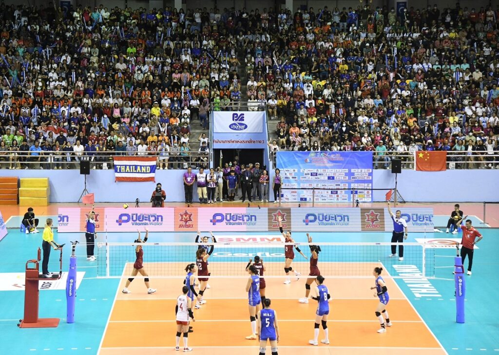 กองเชียร์วอลเลย์บอลหญิง ไทย-จีน ชิงแชม์เอเชีย 2023