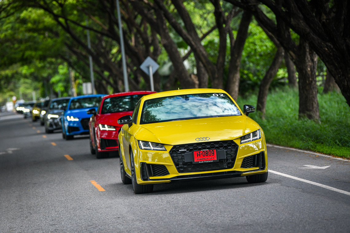Audi Road to Korat บทพิสูจน์สมรรถนะและความหลากหลายสีสัน   