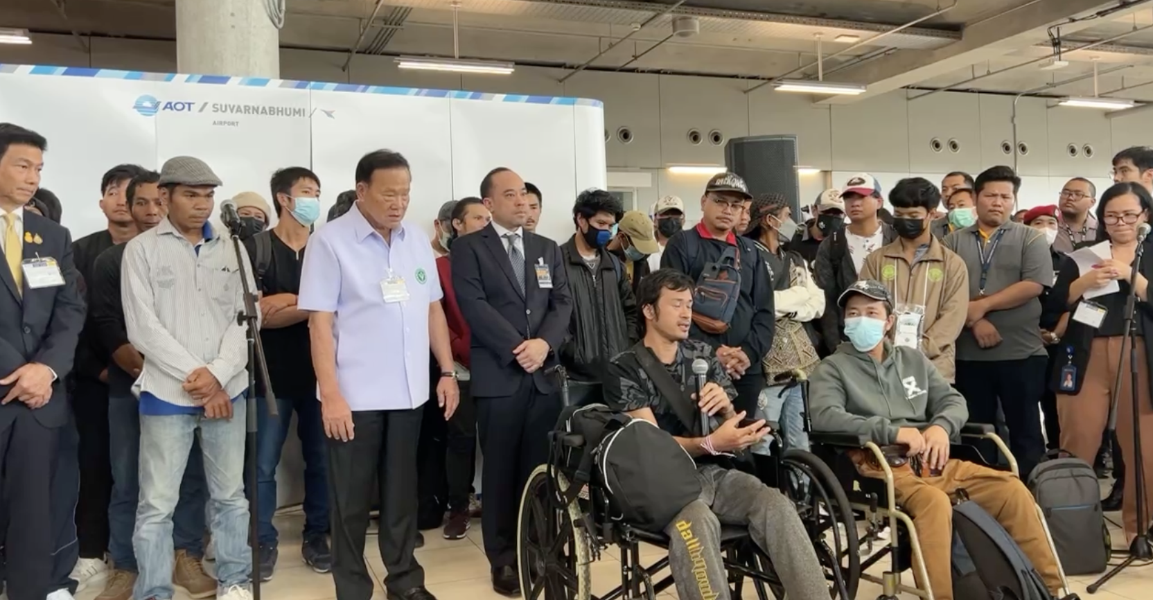 แรงงานไทยในอิสราเอลชุดแรกเดินทางถึงไทย 12 ตุลาคม 2023