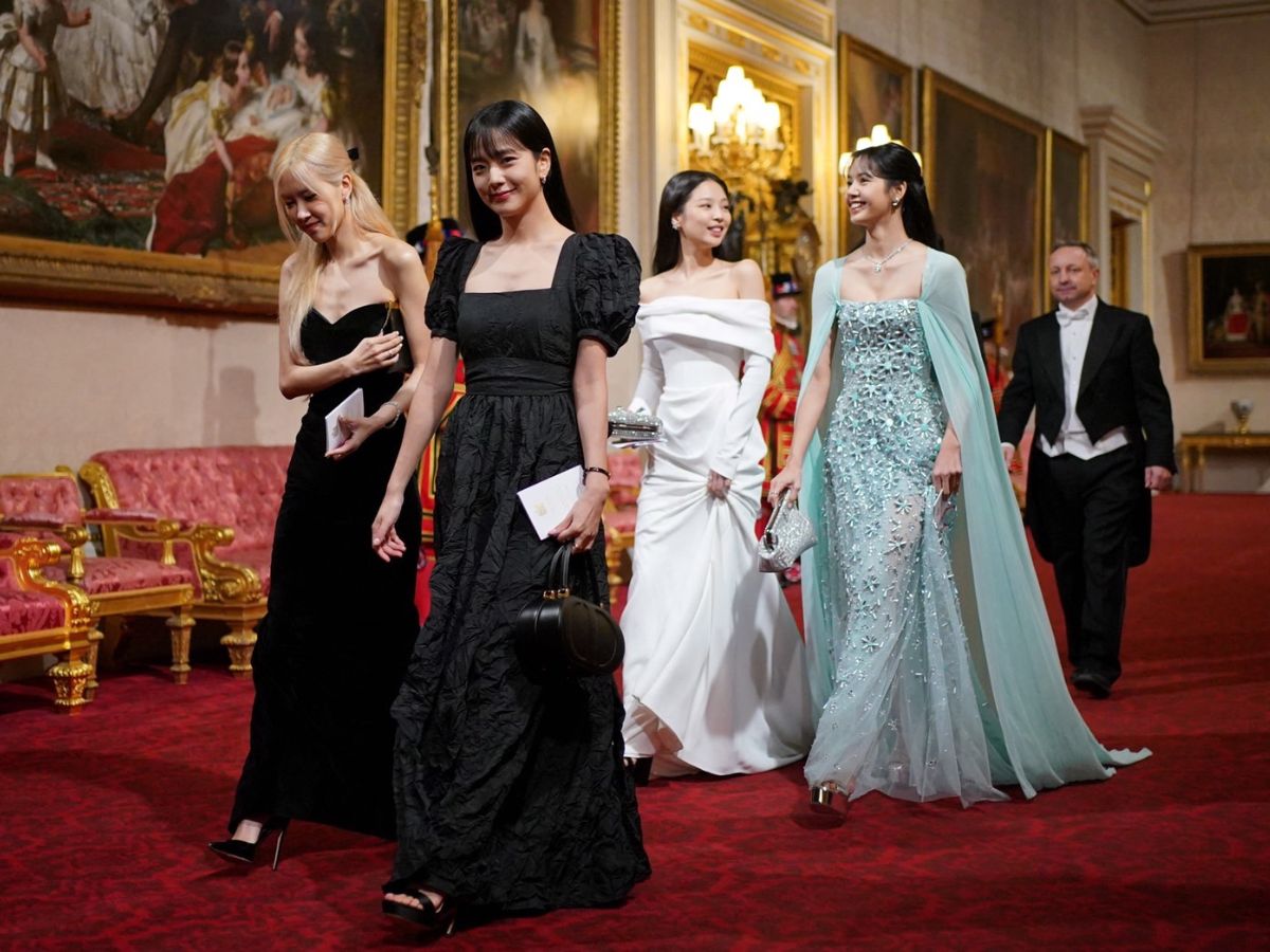 BLACKPINK ร่วมงานเลี้ยงที่พระราชวังบักกิ้งแฮม พระเจ้าชาร์ลส์ที่ 3 ตรัสชื่นชม