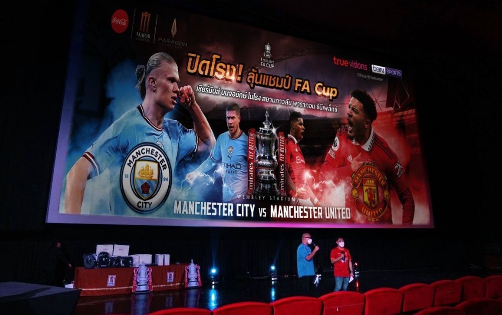 เมเจอร์ฯ ผนึก ทรู ปิดโรงลุ้นแชมป์ FA CUP แมนฯ ซิตี้-แมนฯ ยูไนเต็ด