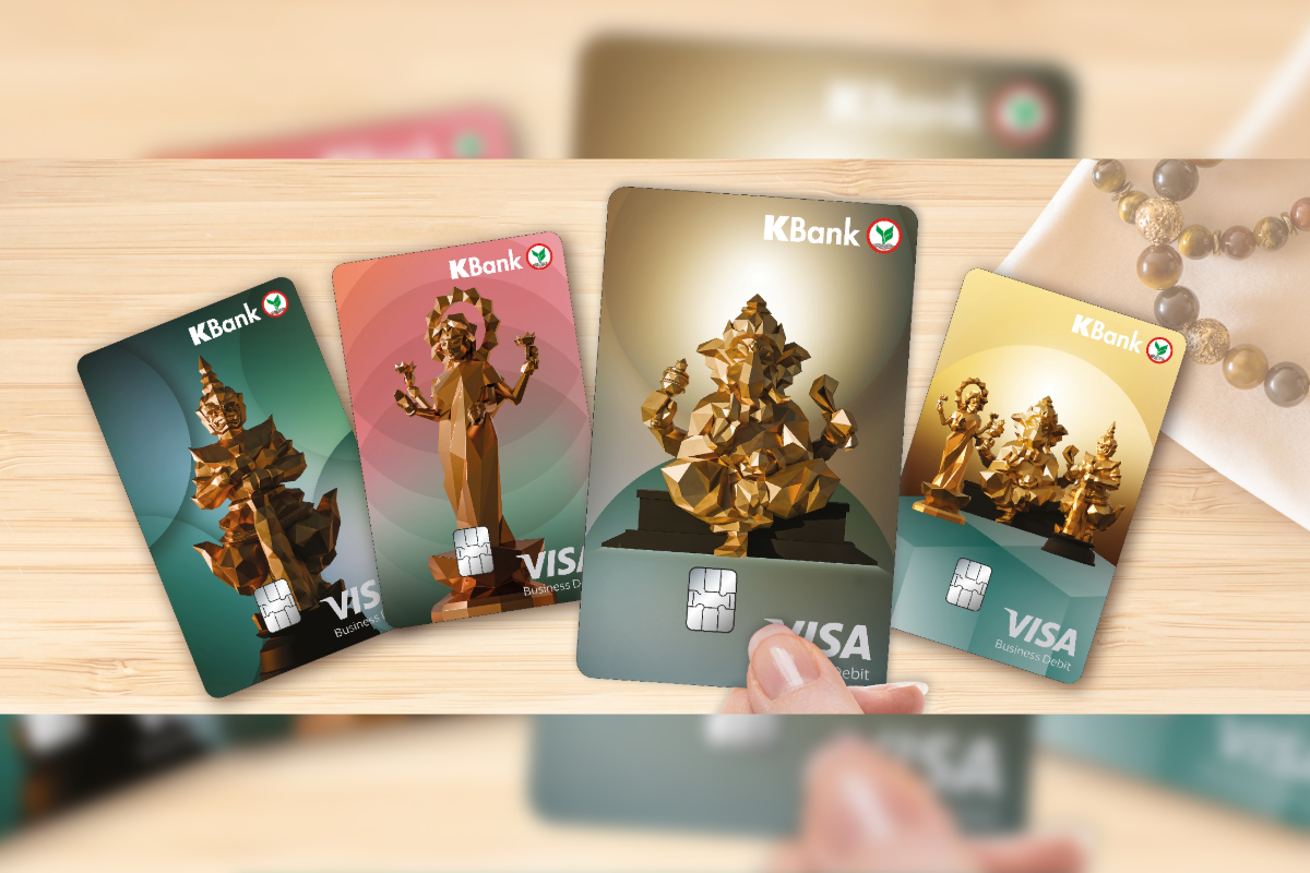 กสิกรไทย เอาใจสายมู เปิดตัวบัตรเดบิต “ลายองค์เทพ” 4 แบบ