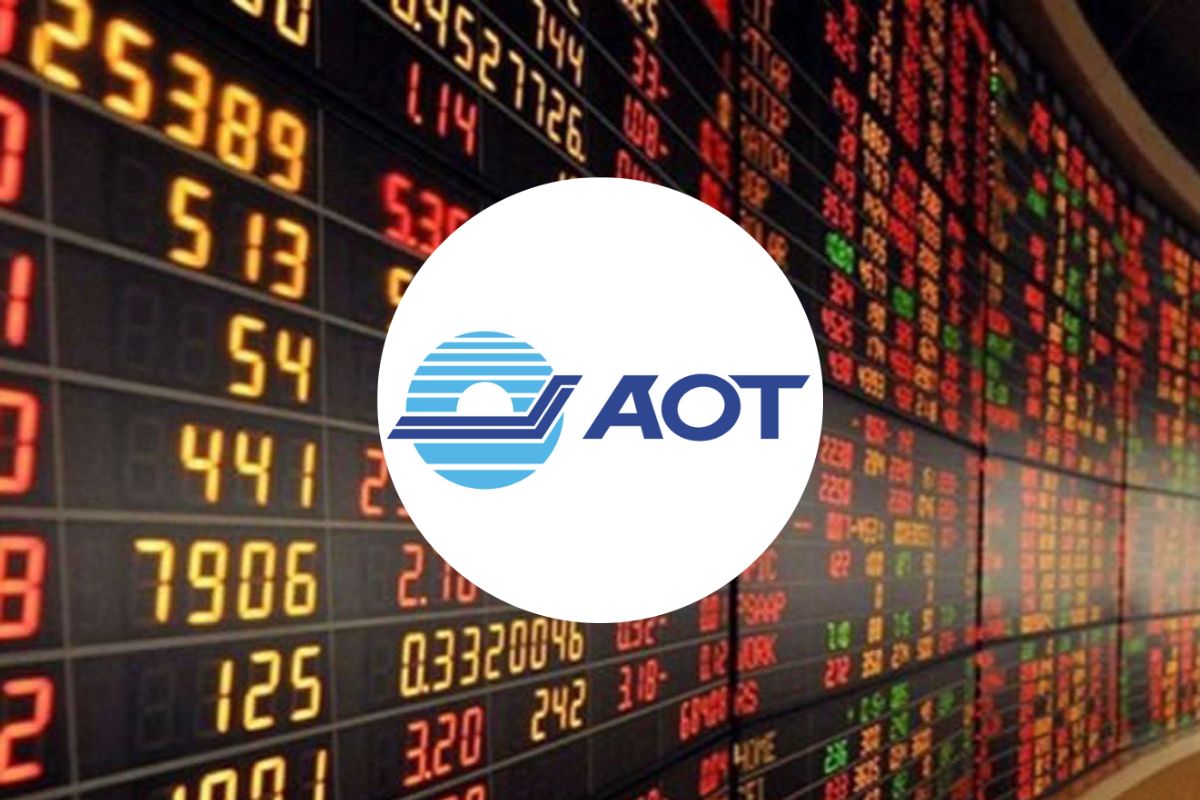 AOT หุ้นร่วงหนัก 13% กังวลรายได้ส่วนแบ่งโตต่ำ-ลูกหนี้ค้างจ่ายพุ่ง