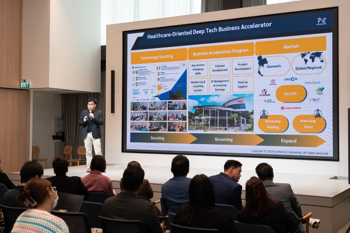 INT ม.มหิดล เปิดเวทีสตาร์ตอัพสาย Healthcare-Oriented Deep Tech