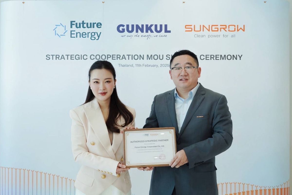 GUNKUL เร่งเครื่องบุกตลาดแบตเตอรี่-อินเวอร์เตอร์โซลูชั่น 100 เมกะวัตต์