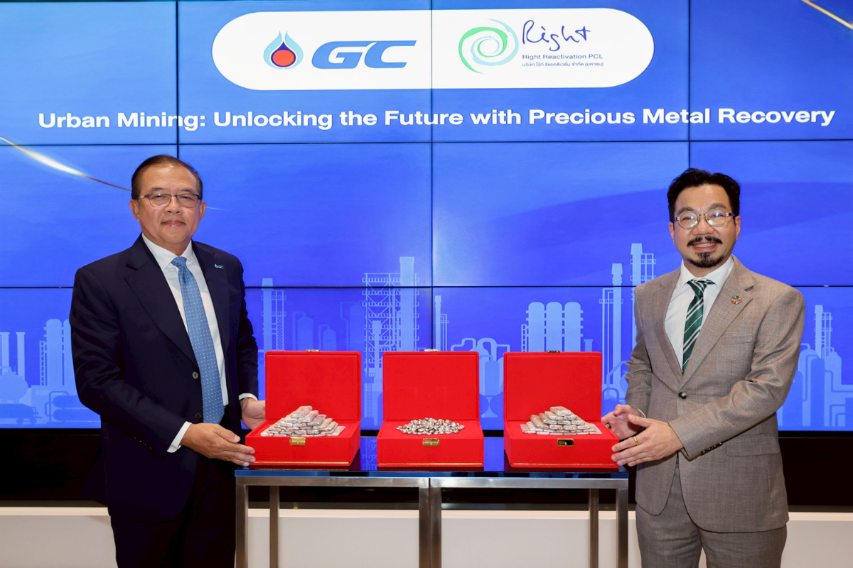 ครั้งแรกในไทย ! PTTGC-RRP สกัดโลหะมีค่าจากตัวเร่งปฏิกิริยาใช้แล้ว