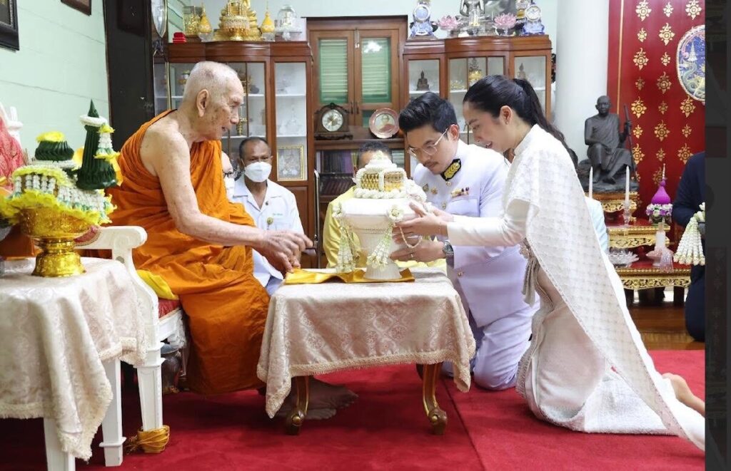 สมเด็จพระสังฆราช ประทานพร แก่ลูกสาว เศรษฐา ทวีสิน เข้าพิธีสมรสพระราชทาน