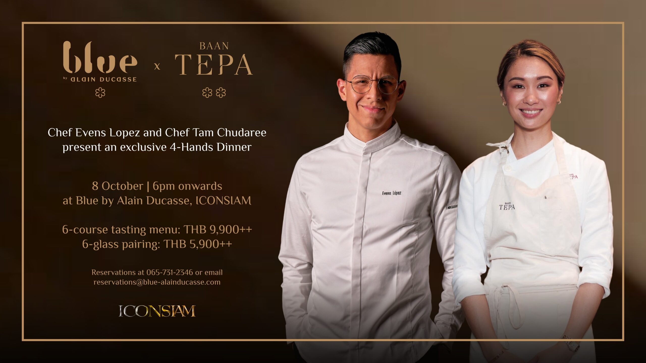 Baan Tepa – Blue by Alain Ducasse มิติใหม่ด้านรสชาติ ที่ไอคอนสยาม