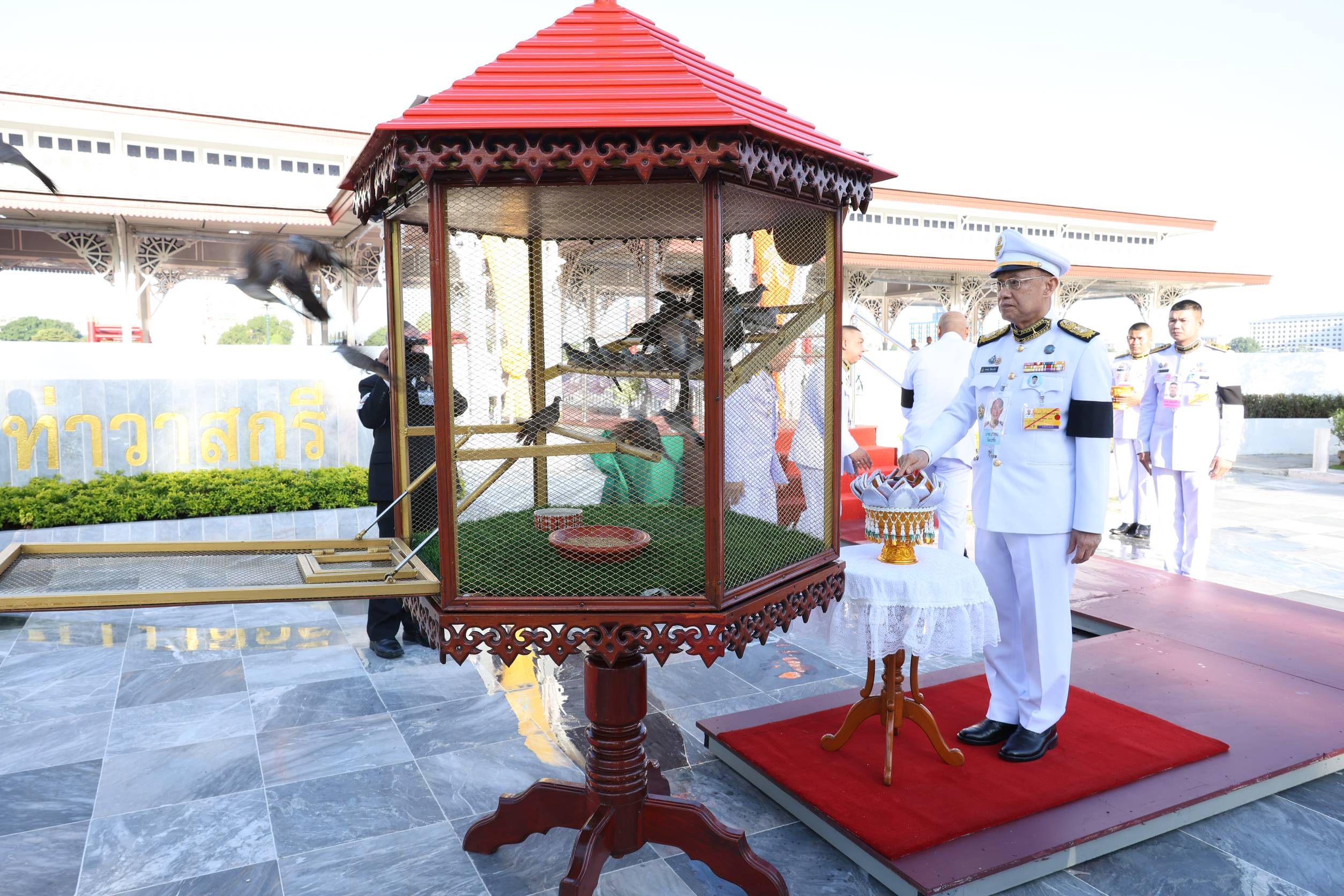 โปรดเกล้าฯ องคมนตรี ปล่อยนก ปลา โค เนื่องในวันคล้ายวันประสูติ เจ้าฟ้าพัชรกิติยาภาฯ