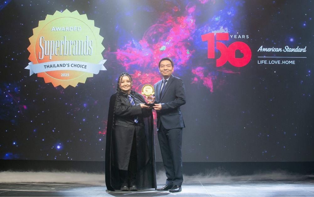 อเมริกันสแตนดาร์ด คว้า “Superbrands Thailand 2025” ตอกย้ำเบอร์ 1 สุขภัณฑ์ในใจผู้บริโภค