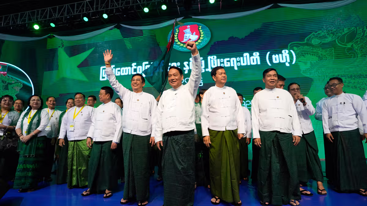 พรรคนอมินีทหารเมียนมา ชนะเลือกตั้งเฟส 1