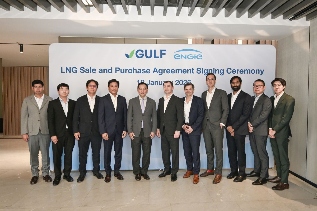 GULF ผนึก ENGIE ลงนามสัญญาซื้อขาย LNG ระยะยาว 15 ปี เสริมความมั่นคงพลังงานประเทศ