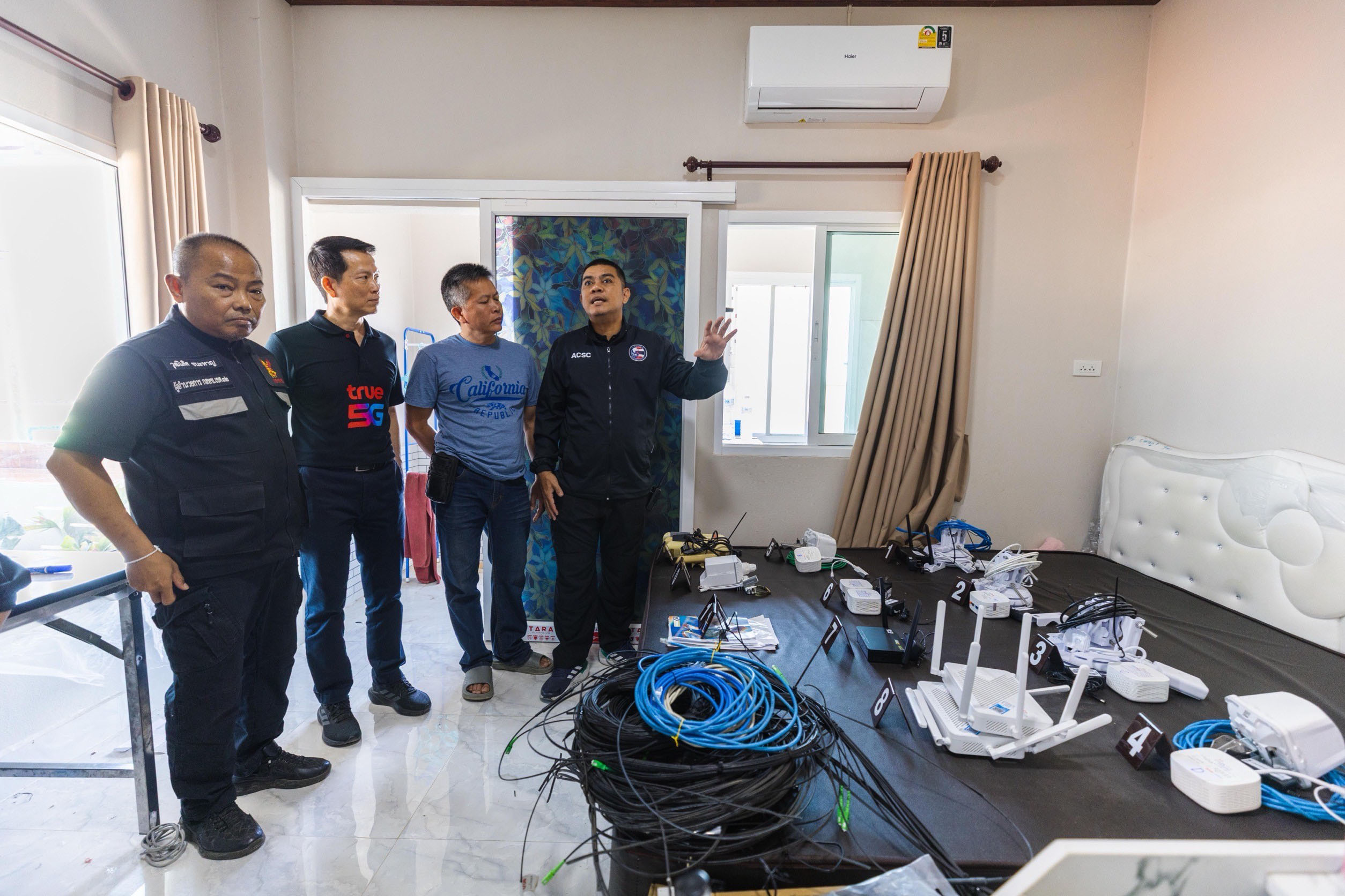 ตรวจพบการใช้เน็ตต้องสงสัยข้ามแดนแม่สาย