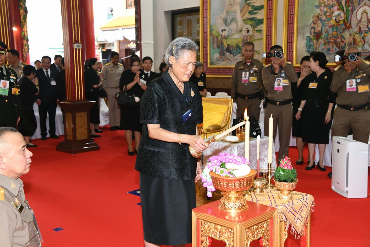 กรมสมเด็จพระเทพฯ ทรงเปิดงานฉลองครบรอบ 120 ปี โรงพยาบาลเทียนฟ้ามูลนิธิ สักการะวัดเล่งเน่ยยี่