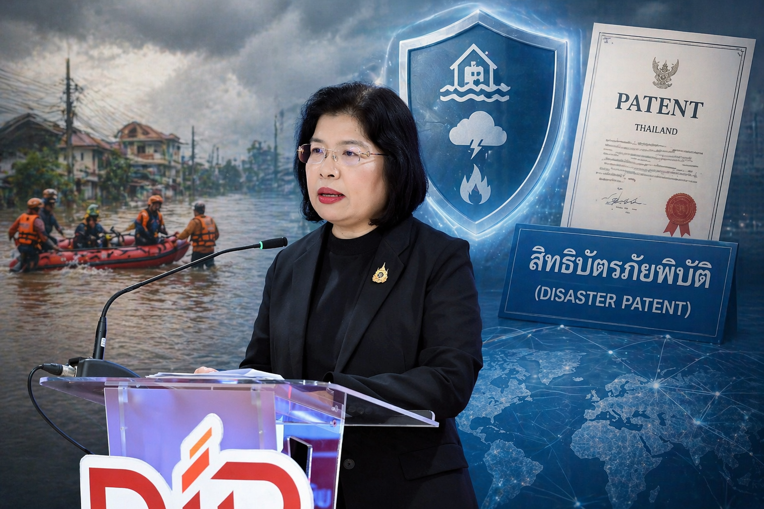 สิทธิบัตร “เทคโนโลยีภัยพิบัติ” พุ่งจีนครองตลาดโลก ไทยยังตั้งไข่