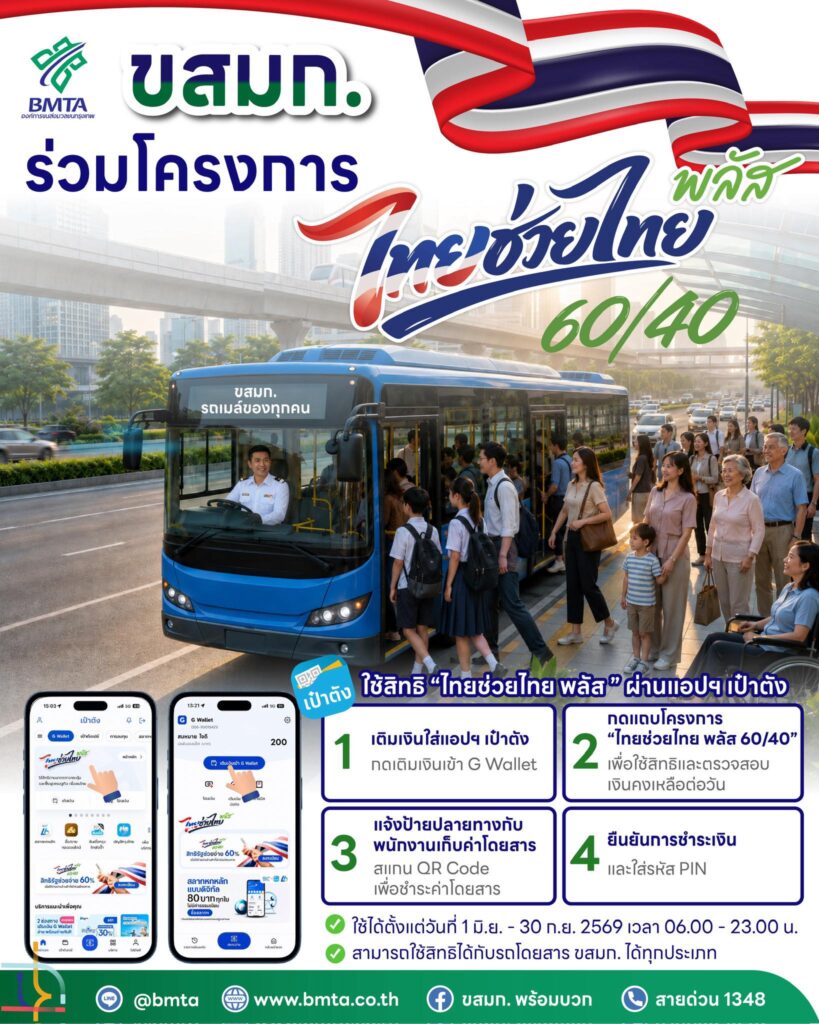 ขสมก. ไทยช่วยไทยพลัส 60/40