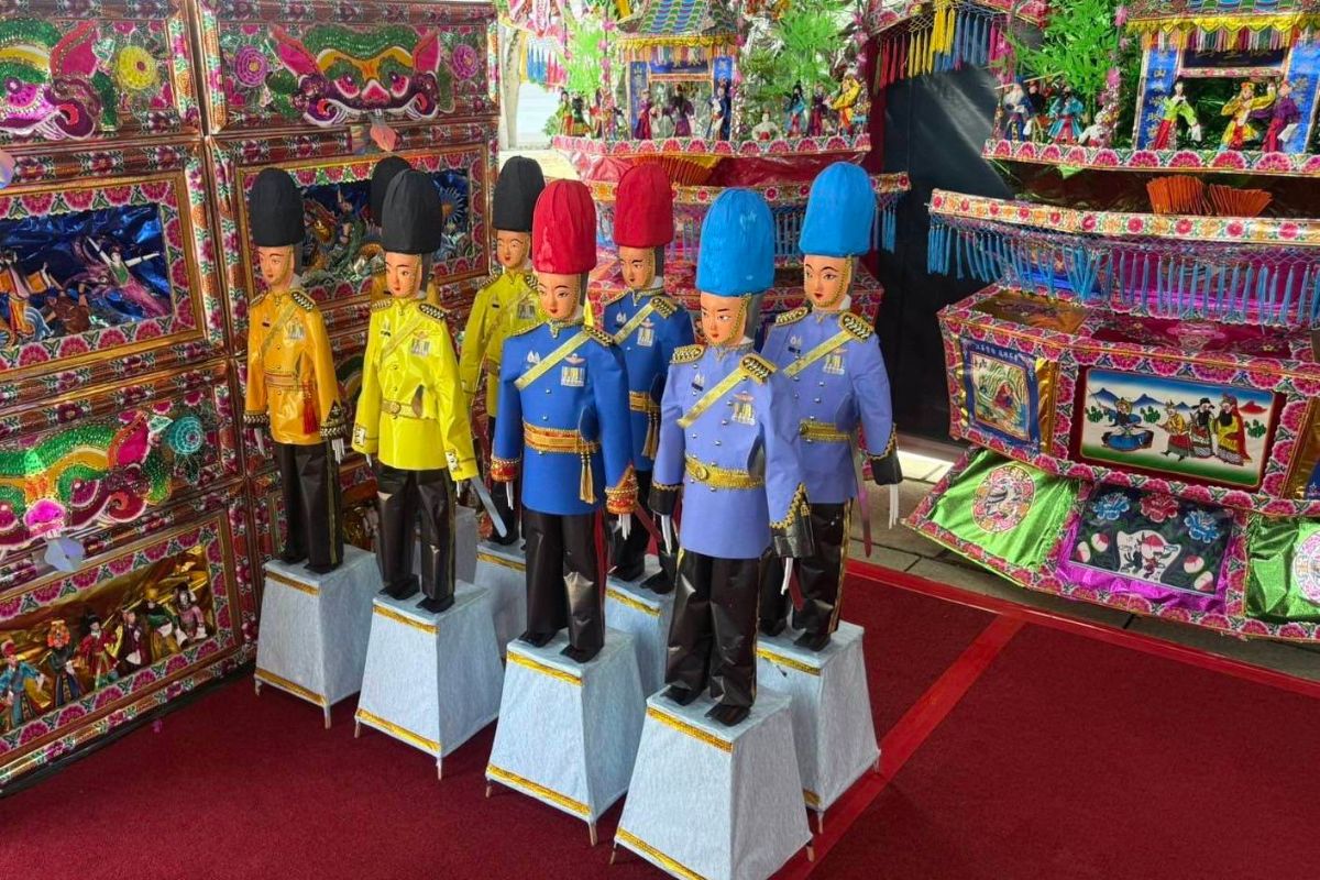 เผยรายละเอียด ‘ก๊งเต็กหลวง’ ถวายเครื่องกระดาษพระตำหนักสิริยาลัยจำลอง