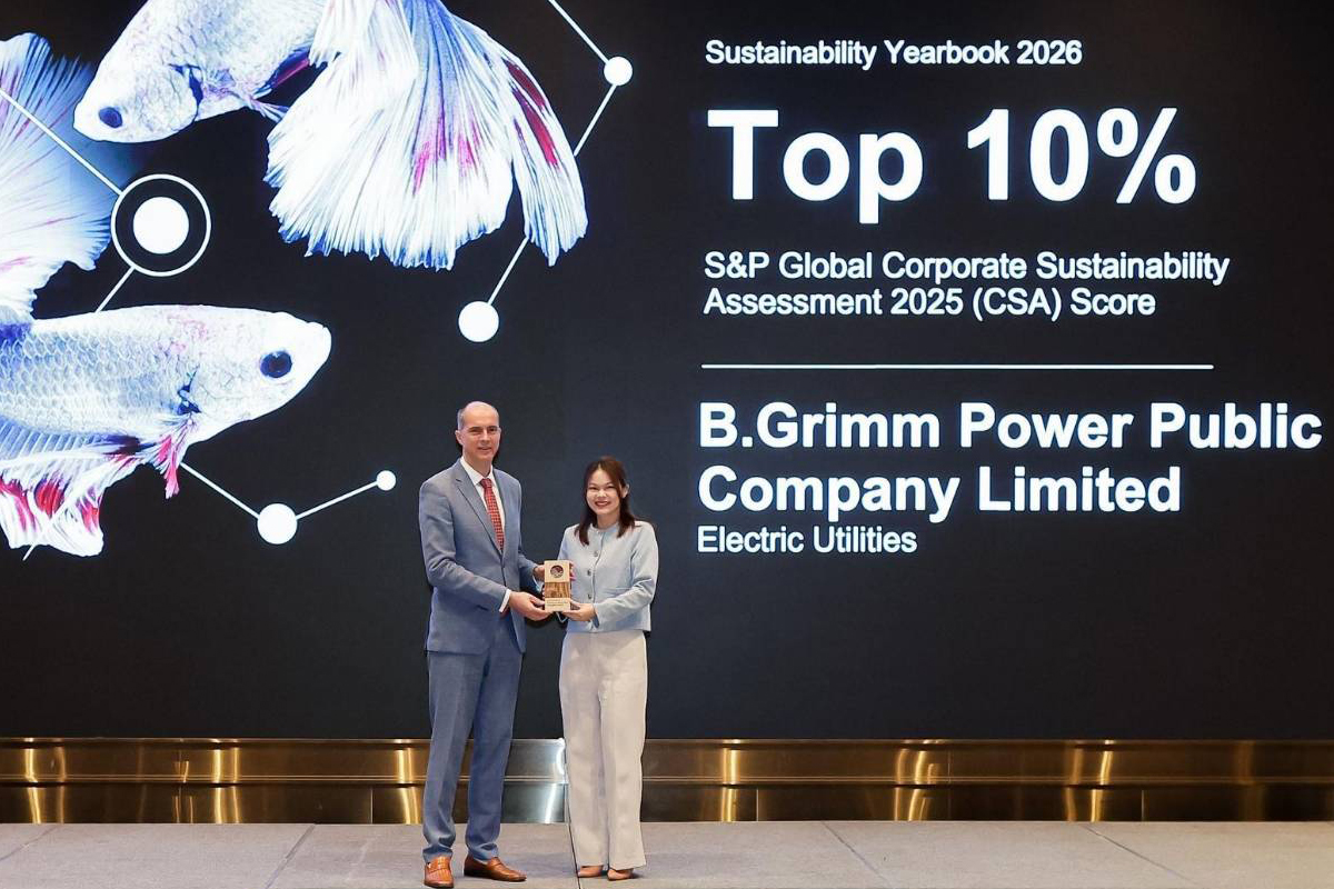 “BGRIM” ติด Top 10% S&P Global Sustainability 5 ปีซ้อน