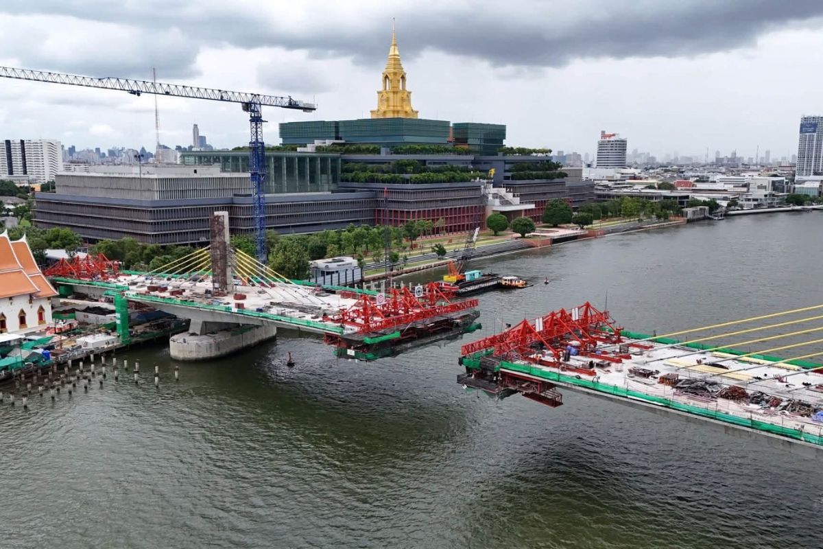 นับถอยหลัง ‘สะพานเกียกกาย’ เปิดใช้ปลายปี 2570 เชื่อมการเดินทางสองฝั่งแม่น้ำเจ้าพระยา