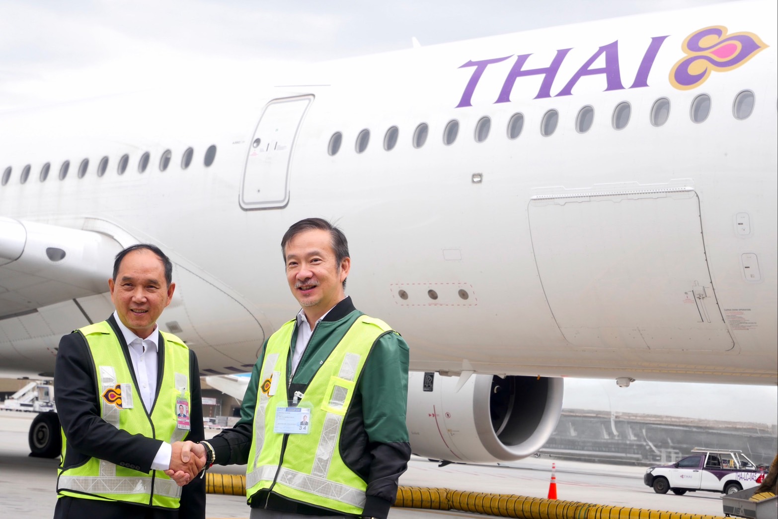 บางจากส่งมอบ SAF ผลิตในไทยครั้งแรกให้การบินไทย เปิดเที่ยวกรุงเทพฯ–สิงคโปร์