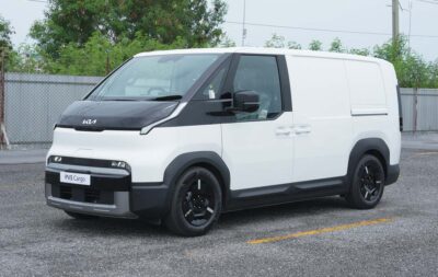 Kia PV5 Cargo รถตู้ทึบอีวี วิ่งไกล 384 กม.